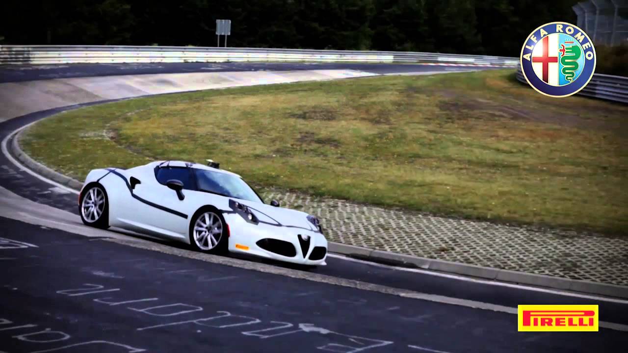 Alfa Romeo 4c sports car Nurburgring record lap - carphile.co.uk