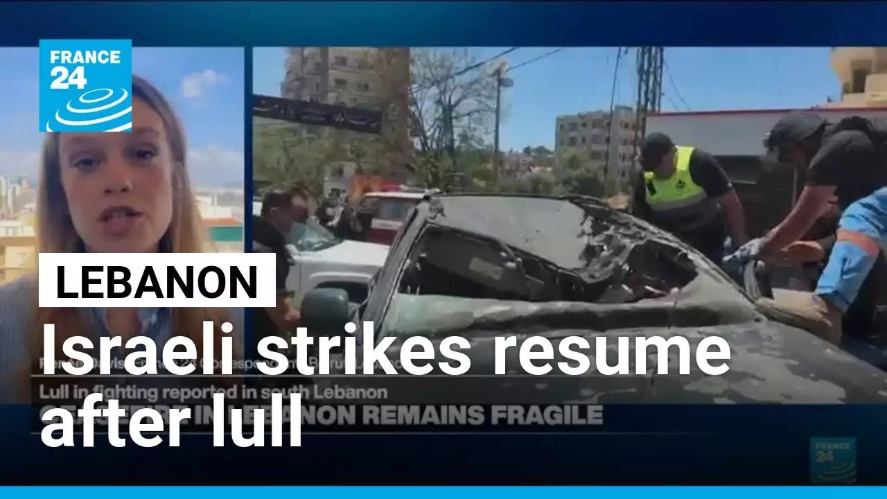 Israeli strikes start again in Lebanon after several-hour lull, amid US-Iran talks &bull; FRANCE 24