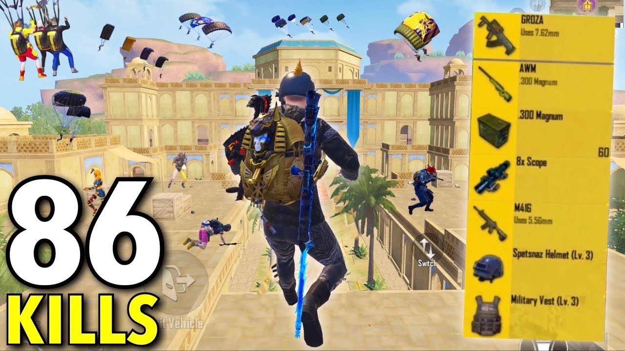 86 KILLS IN 20 MINUTES😍 I STARTED THE GAME WITH BEST LOOT🔥GAMEPLAY PUBG Mobile - BGMI 