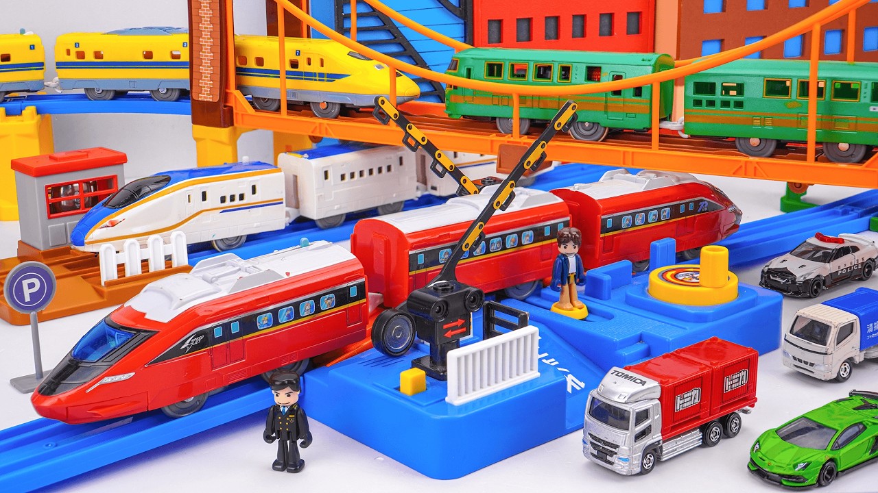 タカラトミー プラレール 新幹線シティタウン | タカラトミー トミカシティタウン 2スピードアクションハイウェイステーション