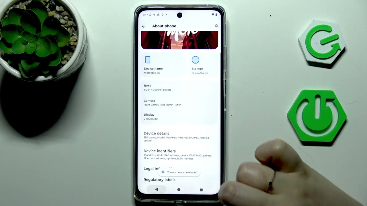 MOTOROLA Moto G56 5G &ndash; How to Enable or Disable Automatic Software Update