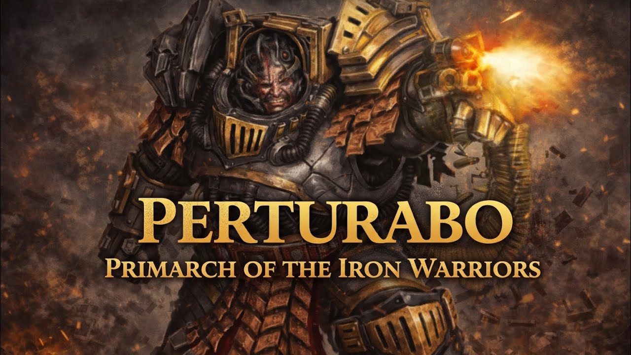 PERTURABO THE PRIMARCH OF THE IRON WARRIORS (OBSIDIAN PRODUCTIONS)(WARHAMMER 40K)(MUSIC)