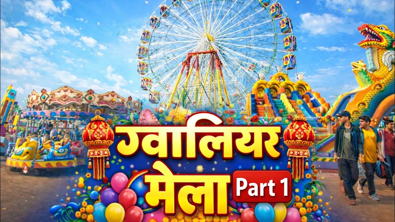 Gwalior Mela 2026 Part-1 | A to Z मेला दर्शन | ग्वालियर का ऐतिहासिक मेला | Full Vlog