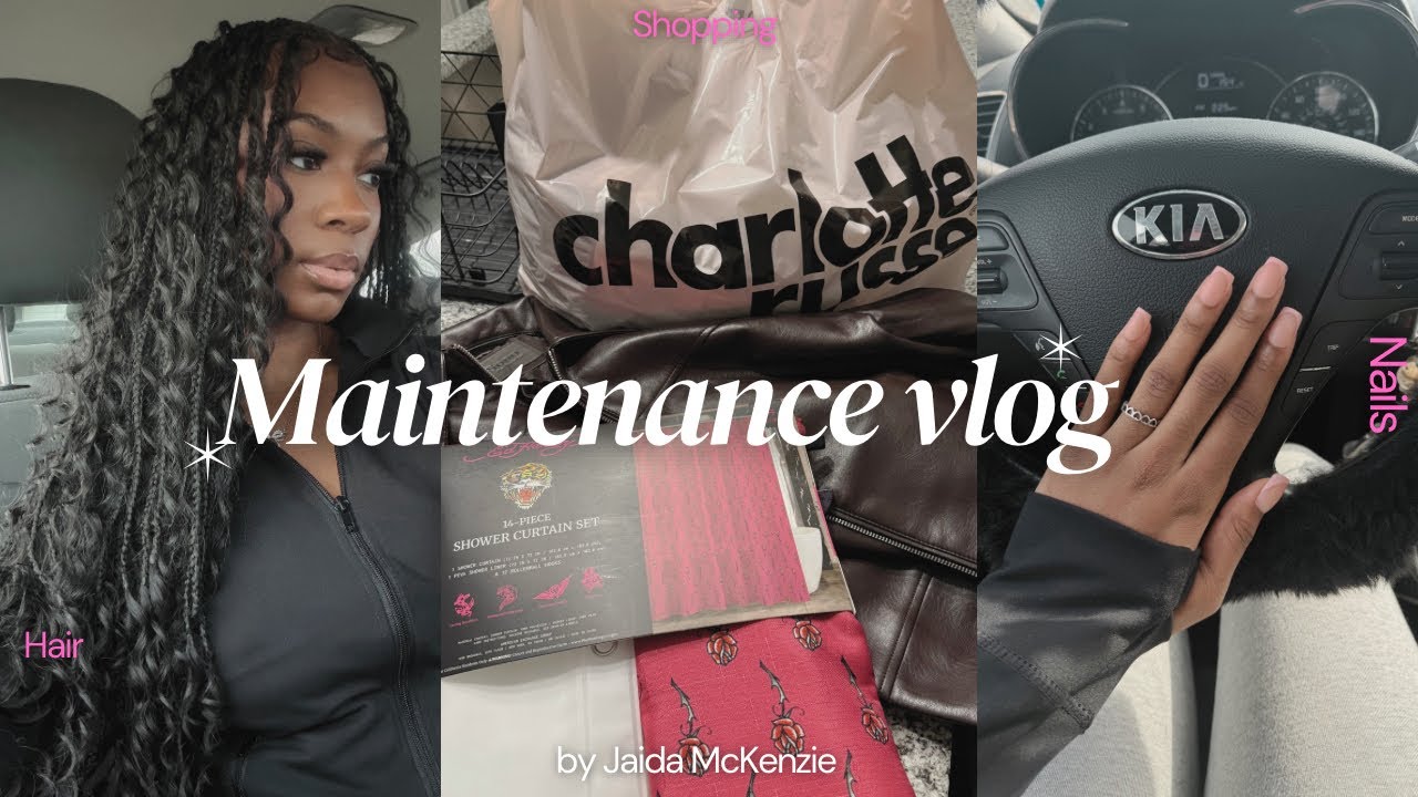 MAINTENANCE VLOG! | Hair, Nails, Shopping |
