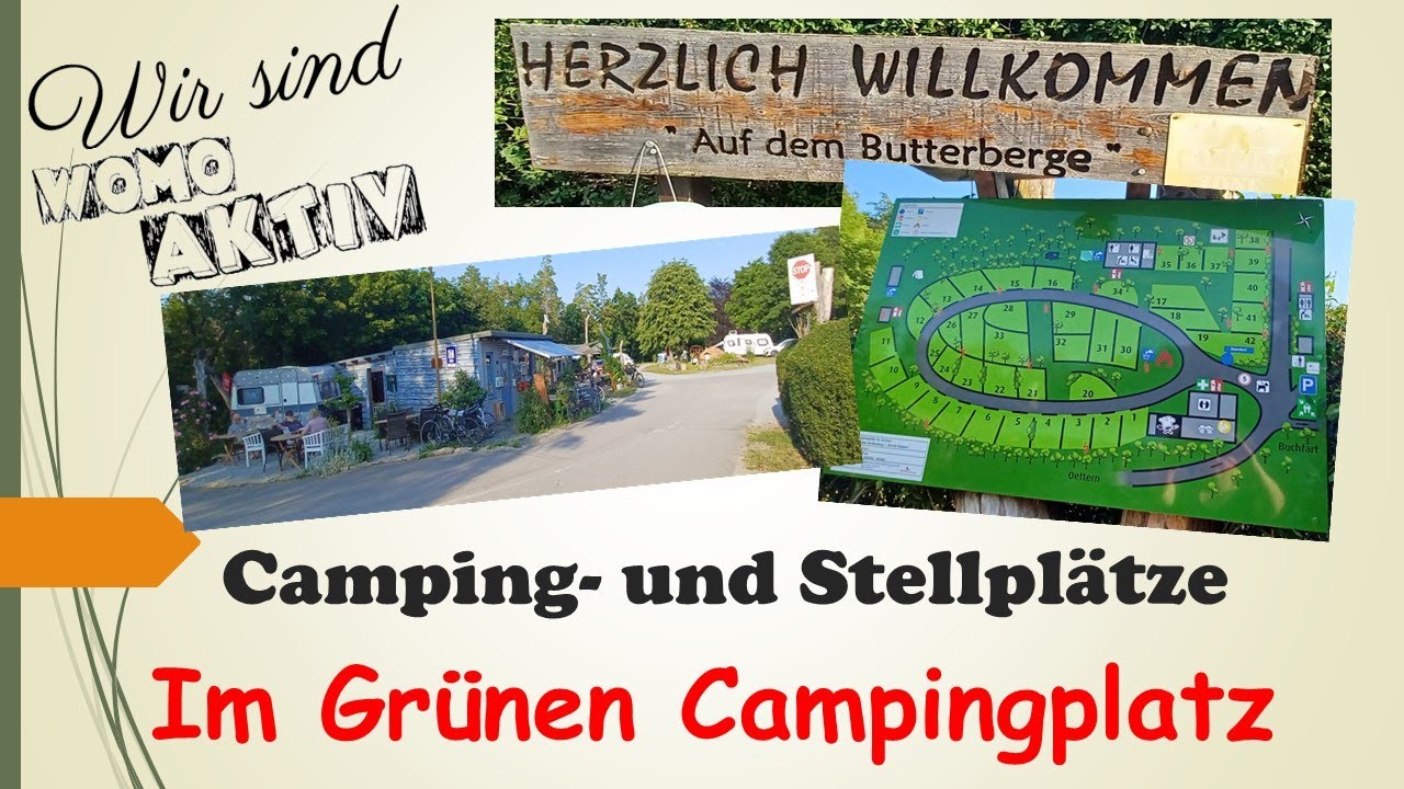 Campingplatz im Grünen  Oettern in Thüringen auch für Wohnmobile Nahe der Autobahn A4  #womoaktiv