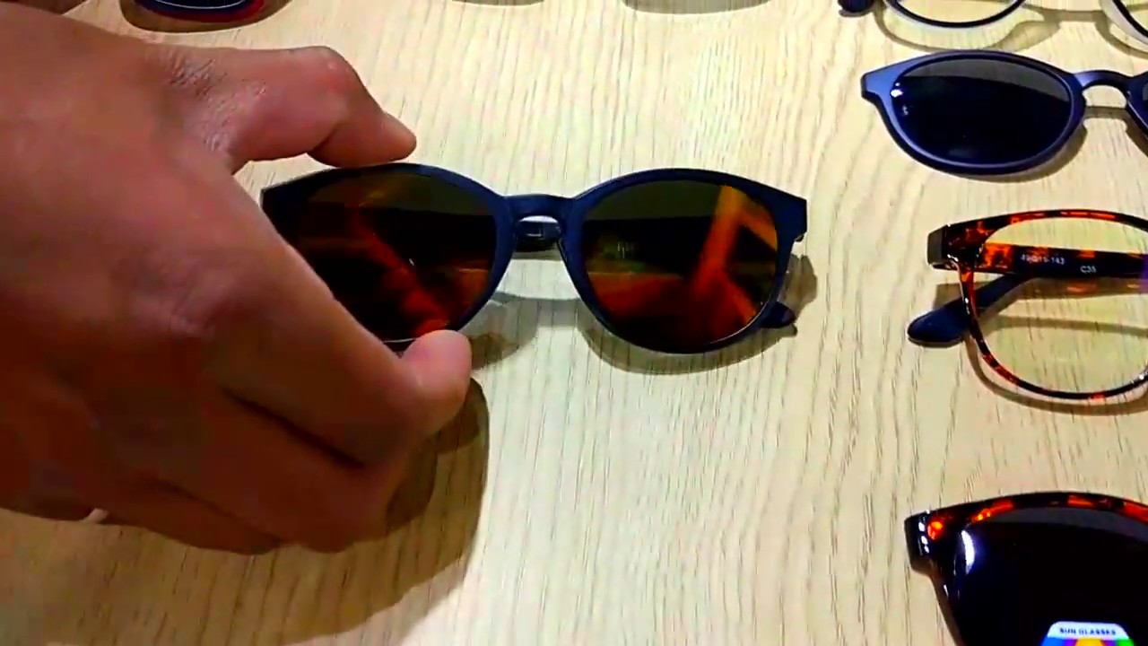 Clip on magentic prescription glasses