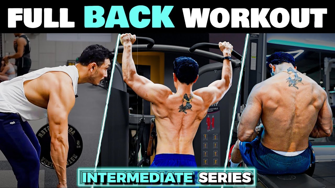 BIG BACK WORKOUT for INTERMEDIATE in HINDI |BACK वर्कआउट इंटरमीडिएट के लिए|