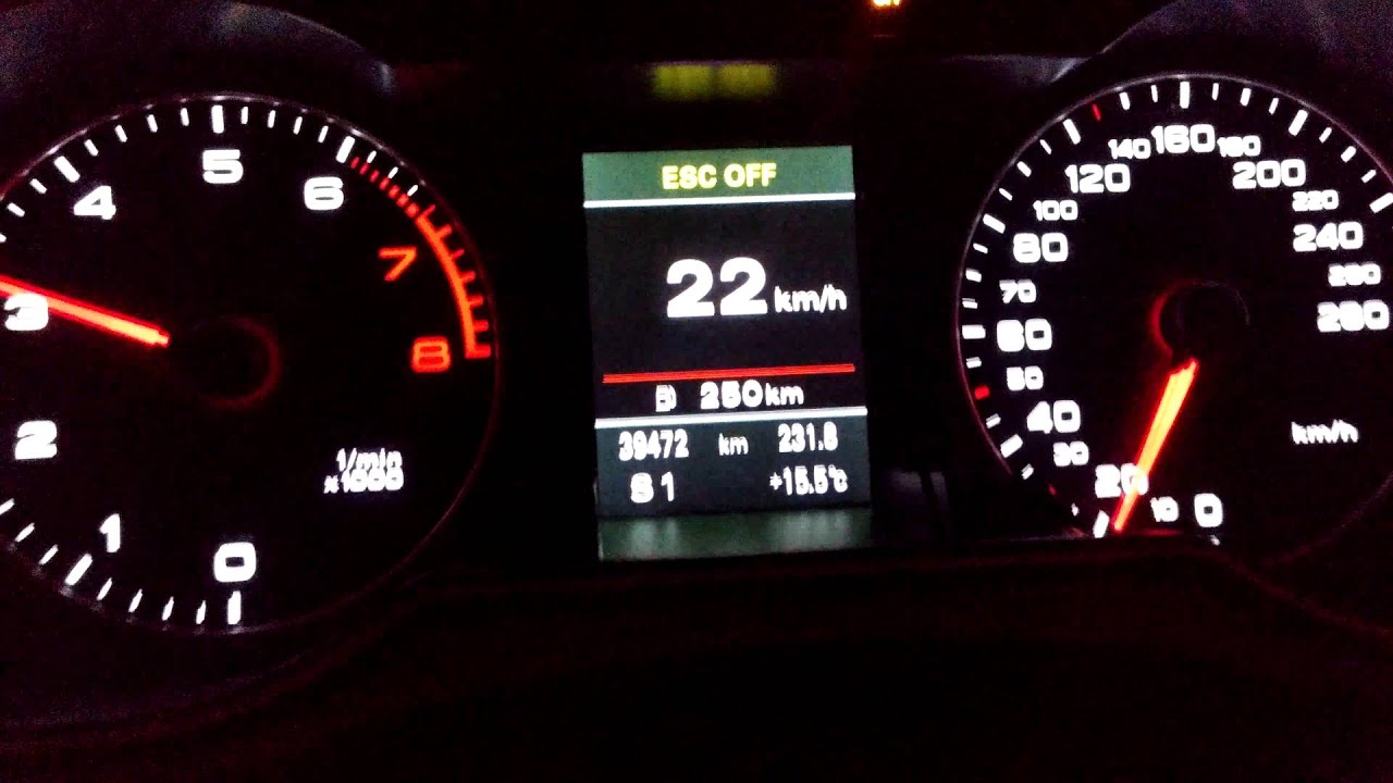 Audi A4 B8FL 2.0T Quattro APR st.1 0-100