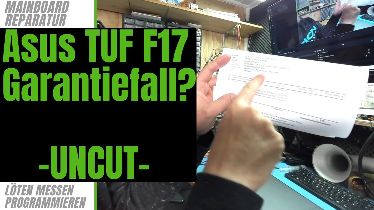 Asus TUF Gaming F17 FX706HEB lässt sich nicht einschalten - Garantiefall?