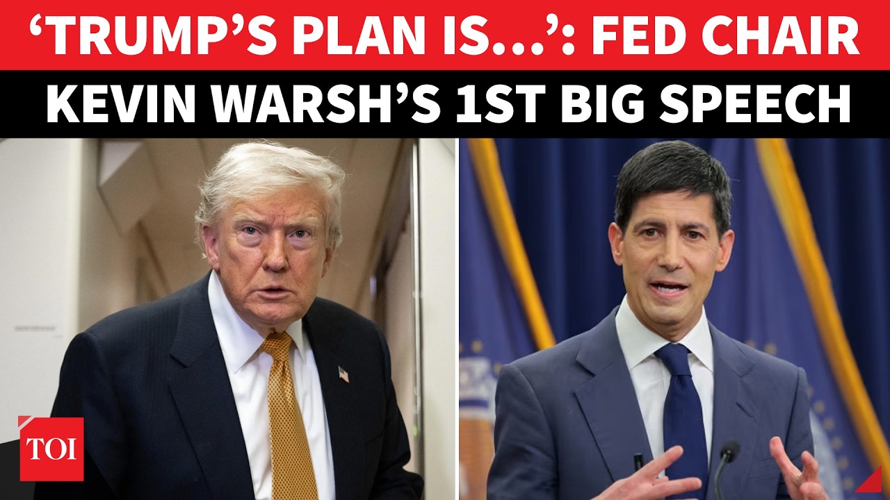 KEVIN WARSH FULL SPEECH: Fed Chair Warns About INFLATION, AI; Fires Back At &lsquo;TRUMP&rsquo;S PUPPET&rsquo; Tag