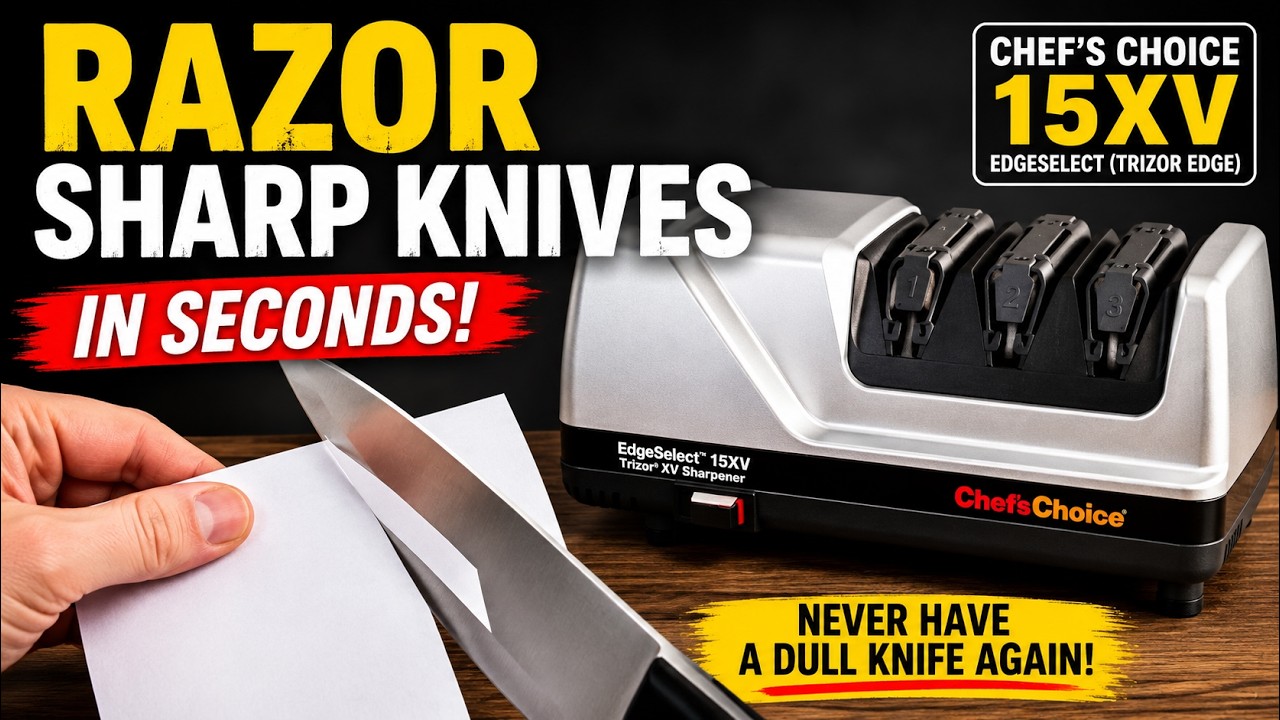 RAZOR Sharp Knives in Seconds Chef's Choice 15XV