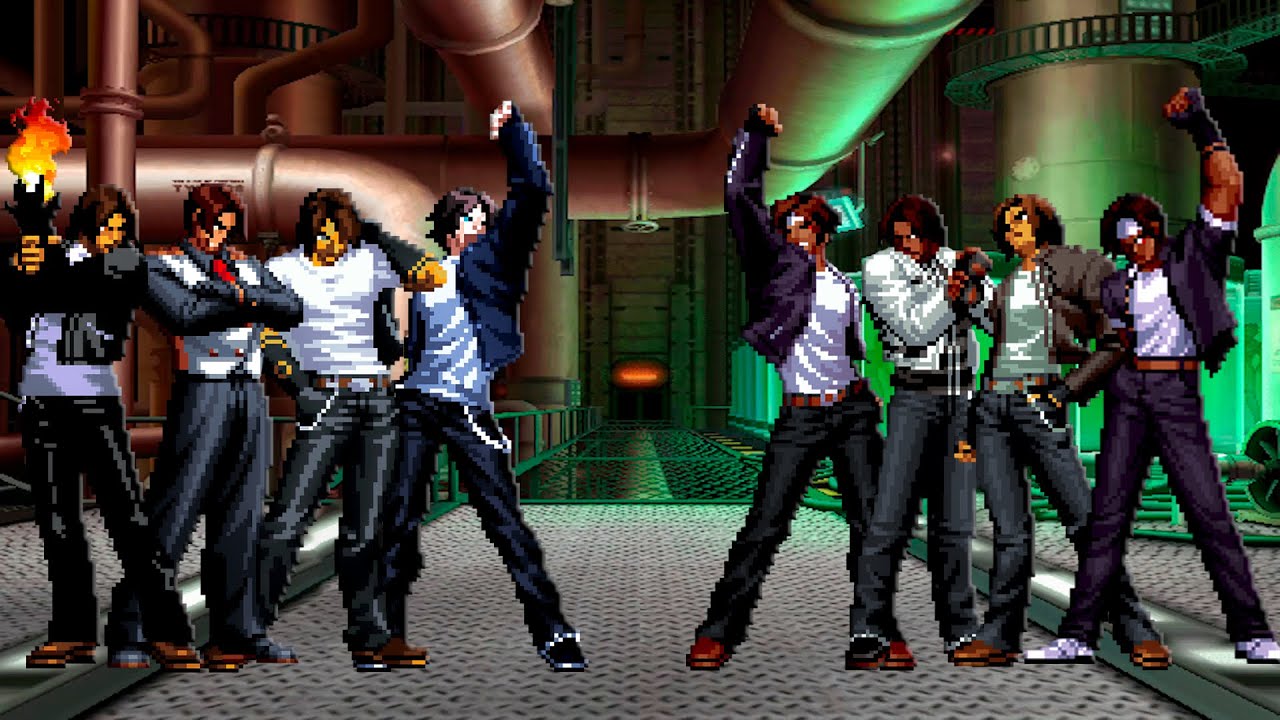 [KOF Mugen] Kyo Kusanagi Team vs Kusanagi Team