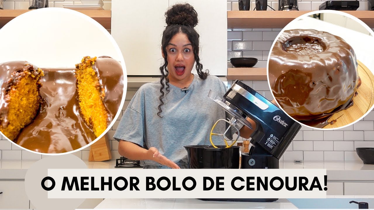 VOU TE ENSINAR O MELHOR BOLO DE CENOURA DA VIDA!