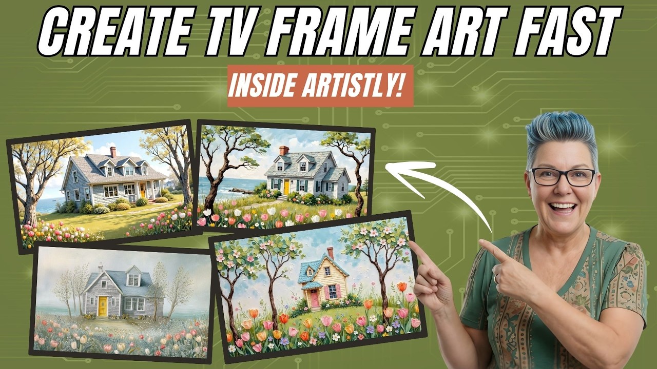 How to Make Samsung Frame TV Art with Artistly