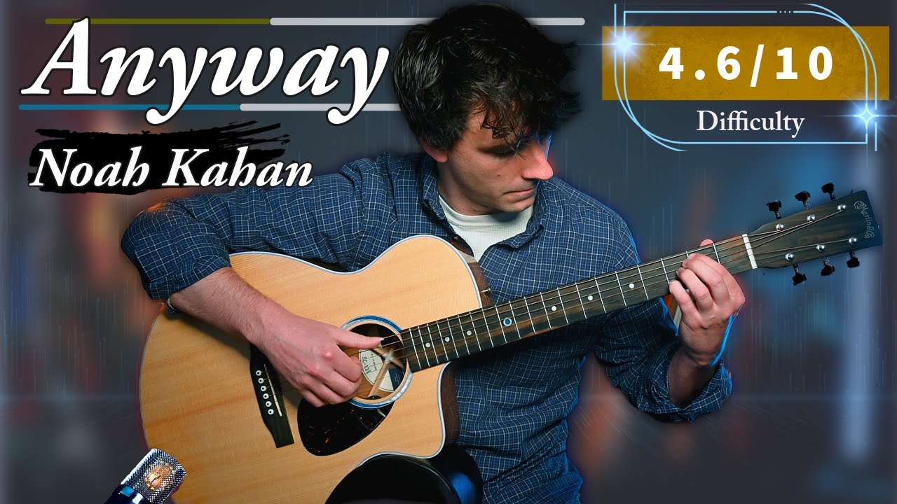 Anyway - Noah Kahan (TUTORIAL) | Dr. Guitar