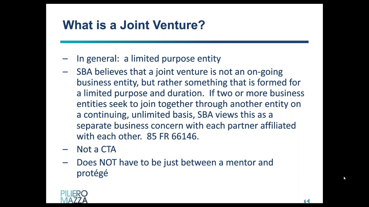 Joint Ventures – A Roadmap for Small Business Government Contractors