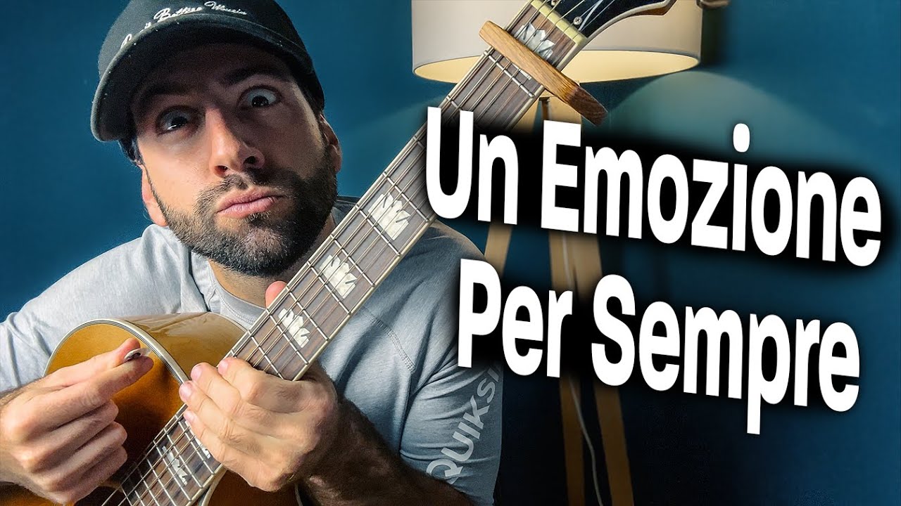 Eros Ramazzotti - Un'Emozione Per Sempre TUTORIAL CHITARRA