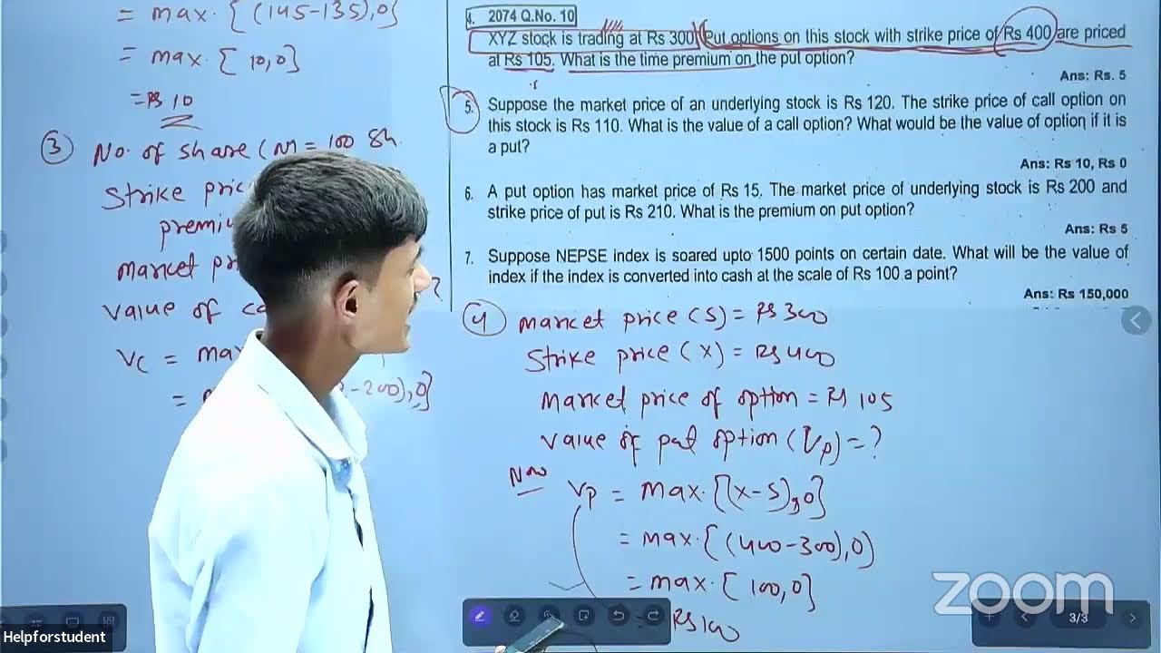 BBs 4th year investment Derivative securities class 1