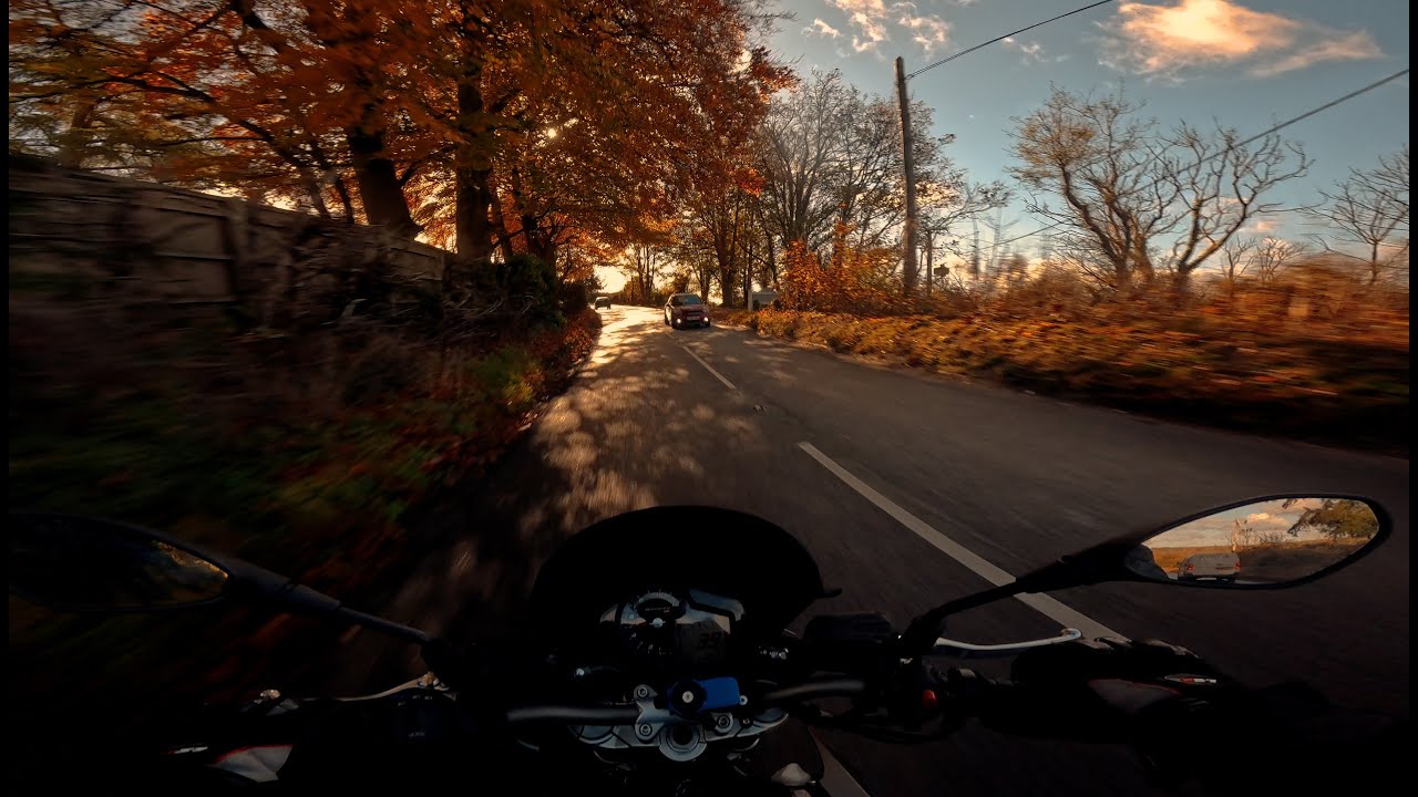 This Autumn Looks Beautiful with Aprilia GPR exaust !! #asmr