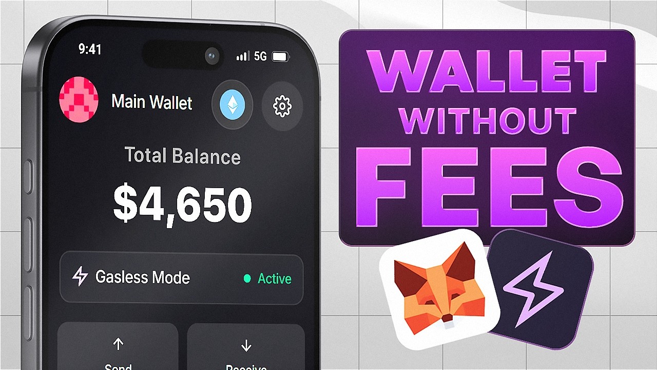 Как создать криптокошелек и отправлять активы без комиссии за газ (Trust Wallet / MetaMask 2026)