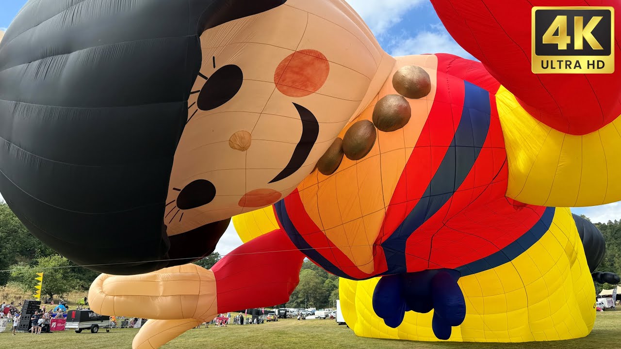 MJ Ballooning | Friday Tethering | Bristol Balloon Fiesta 2025 (4K UHD)