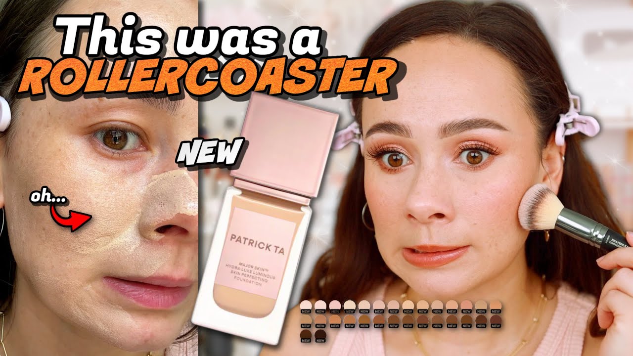 NEW PATRICK TA MAJOR SKIN HYDRA-LUXE LUMINOUS SKIN PERFECTING FOUNDATION!! Watch Before You Buy!!
