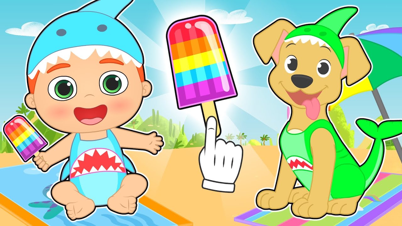 ALEX AND MAX 🌈🍨 Make Rainbow Ice Cream