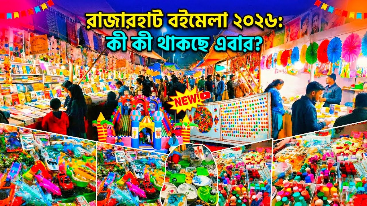 ঘুরে এলাম রাজারহাট বইমেলা ২০২৬ | বই, খেলনা আর কেনাকাটার স্বর্গরাজ্য! Rajarhat Book Fair 2026