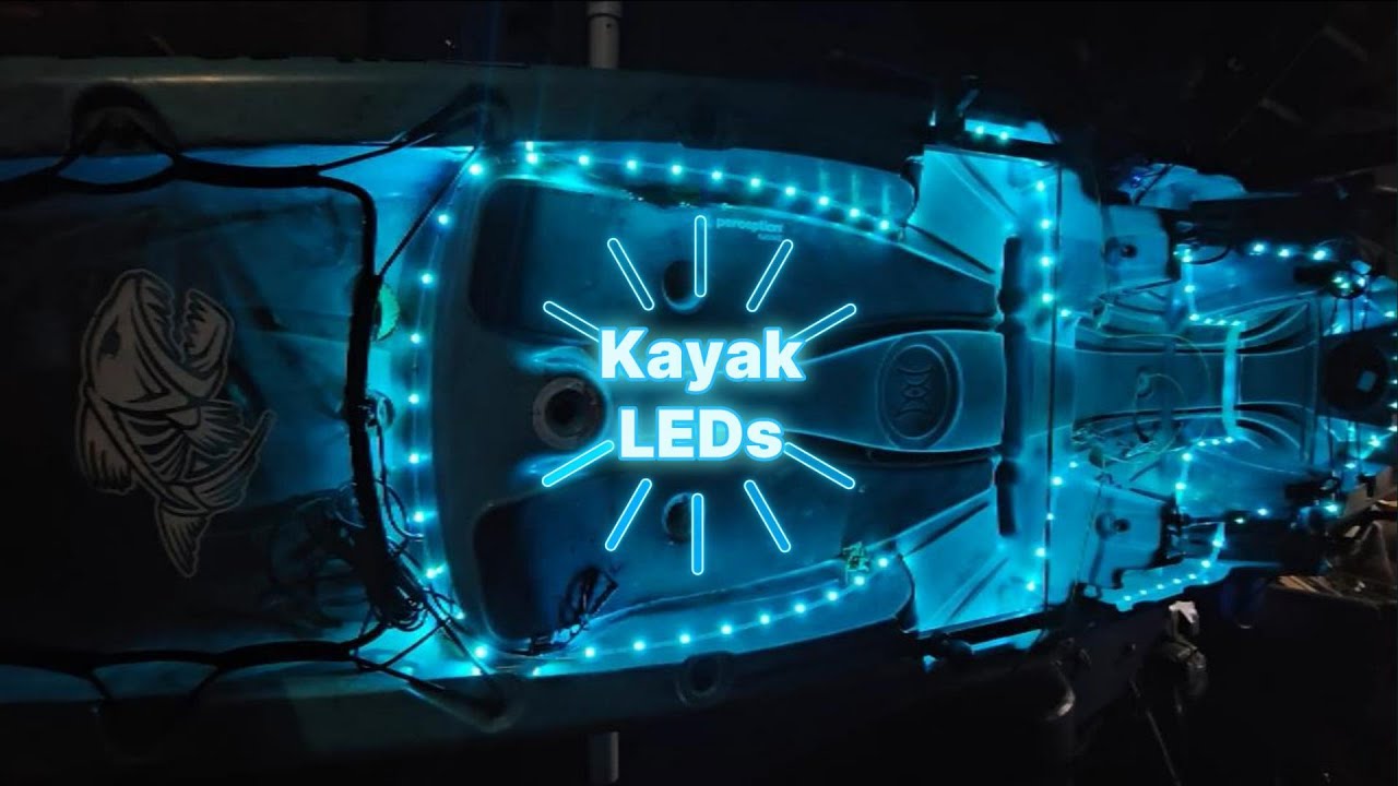 I Installed LED Lights On My KAYAK! Super Cool Mod!!