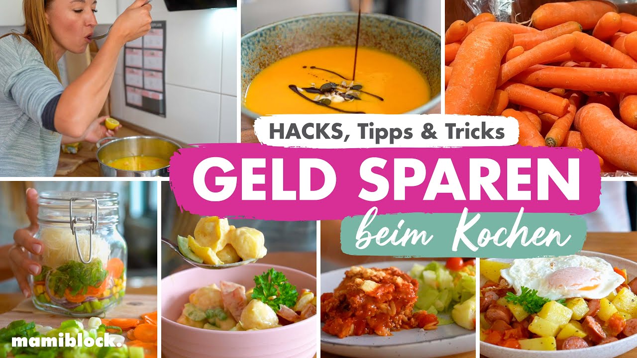 Die 11 besten SPARTIPPS - Kochen & Lebensmittel 🥕🥔💰 | Familienalltag | Geld sparen | mamiblock
