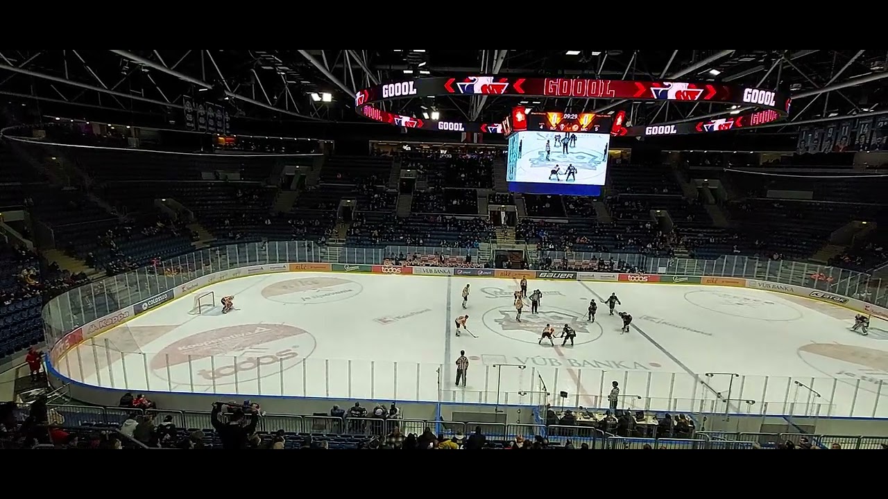 HC Slovan Bratislava Goal Horn 2022 - live Ondrej Nepela Arena