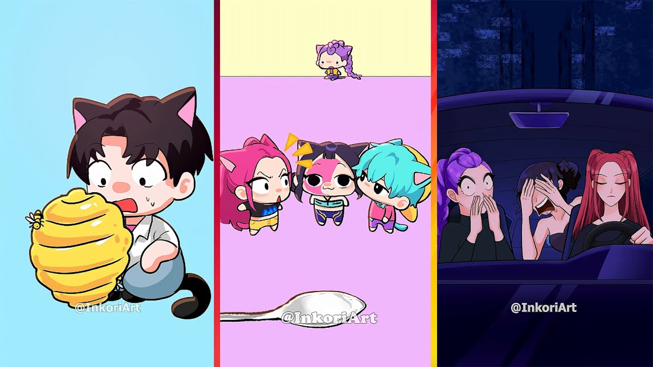 Jinu and Rumi Compilation – Which cat do you like best??? | Demon Slayer Kpop