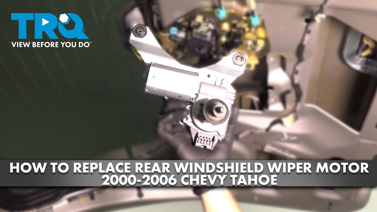 How to Replace Rear Windshield Wiper Motor 2000-2006 Chevy Tahoe