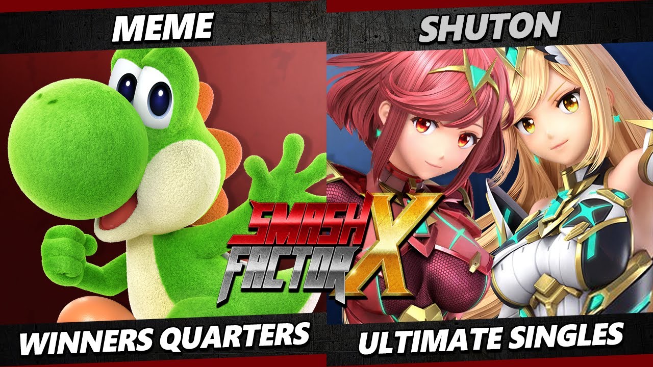 Smash Factor X - Meme (Yoshi, Lucina) Vs. Shuton (Pyra Mythra) Smash Ultimate - SSBU