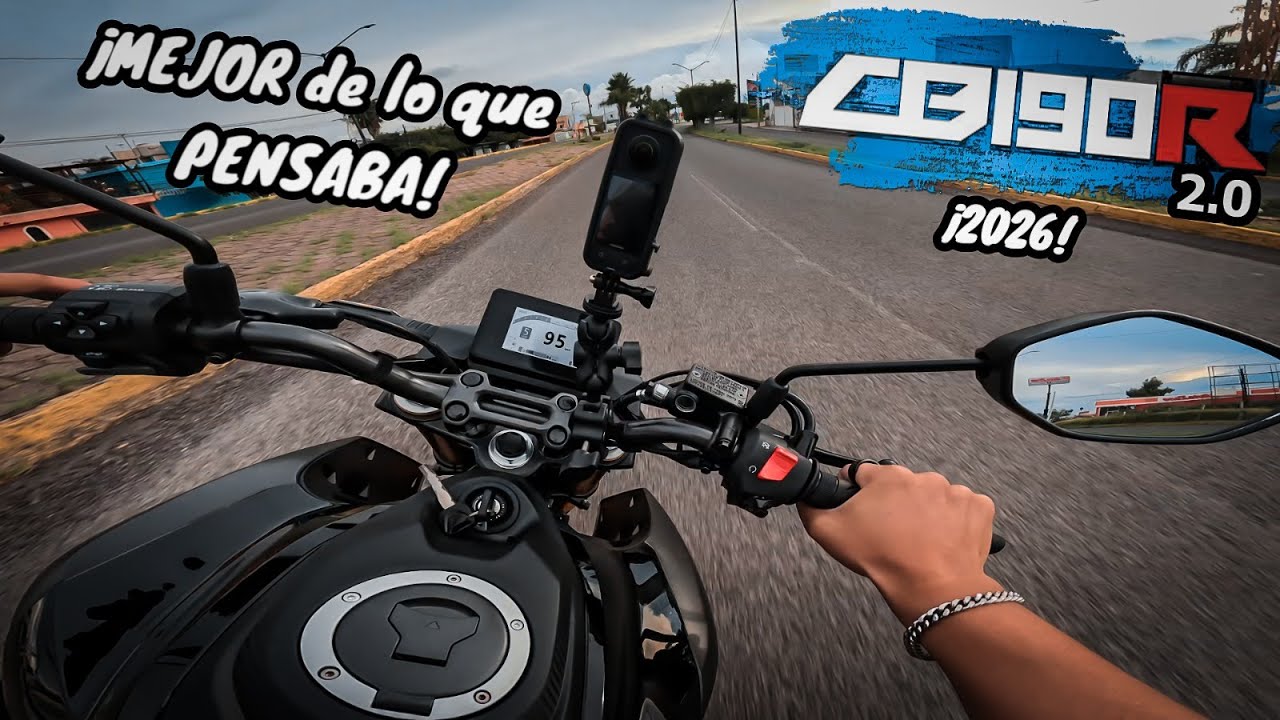 ¡MEJOR por COMPLETO!🤩🔥, Sacando a RODAR CB190R 2.0 2026 😳| Aguacate Motovlogs