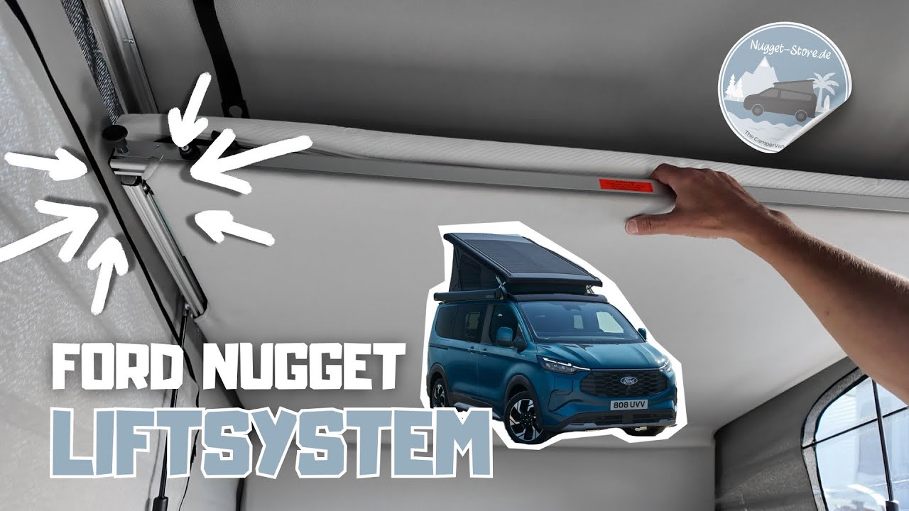 Nugget 2025 Zubehör: Liftsystem für Bett im Aufstelldach