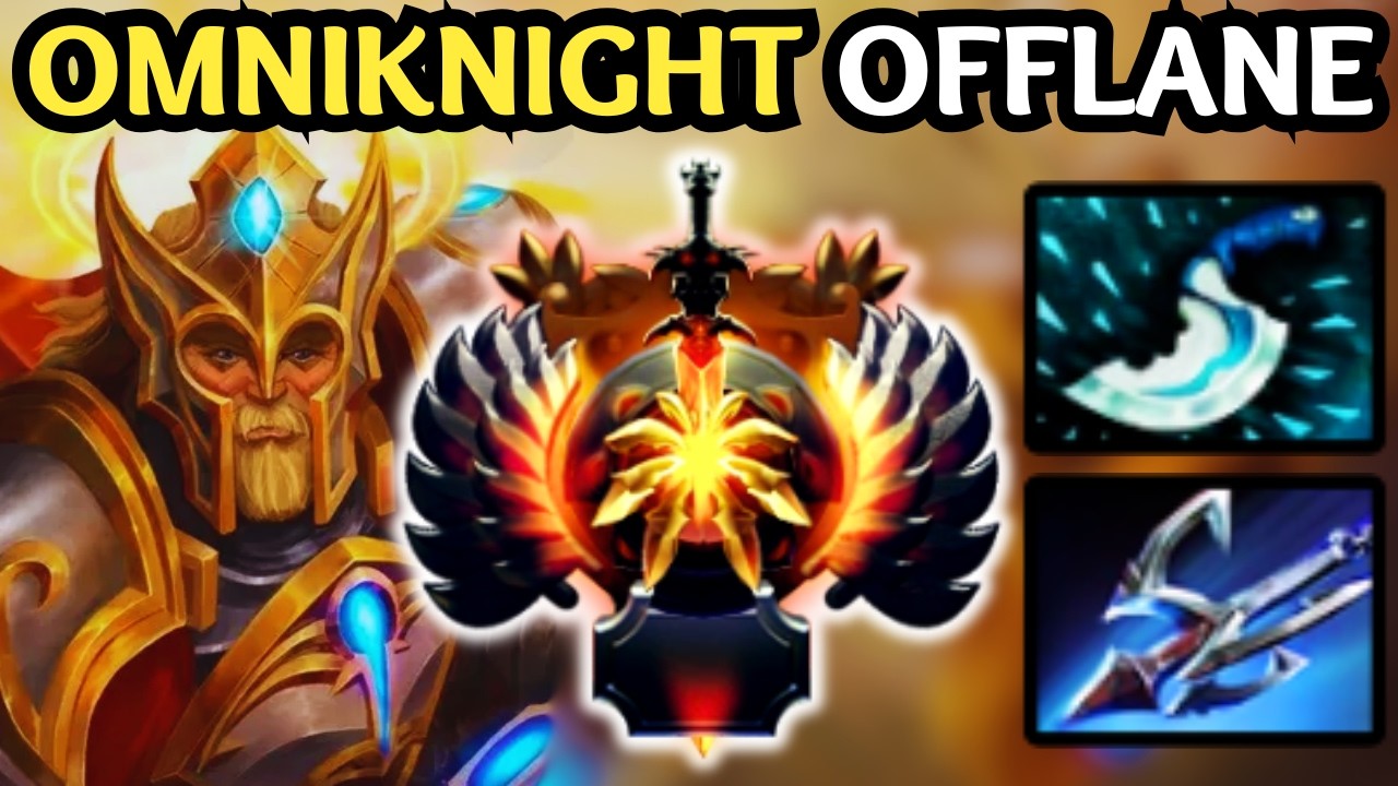 🔥 7500 MMR BROKEN OMNIKNIGHT Offlane — Unkillable Aura Tank | Dota 2 Gameplay 🔥
