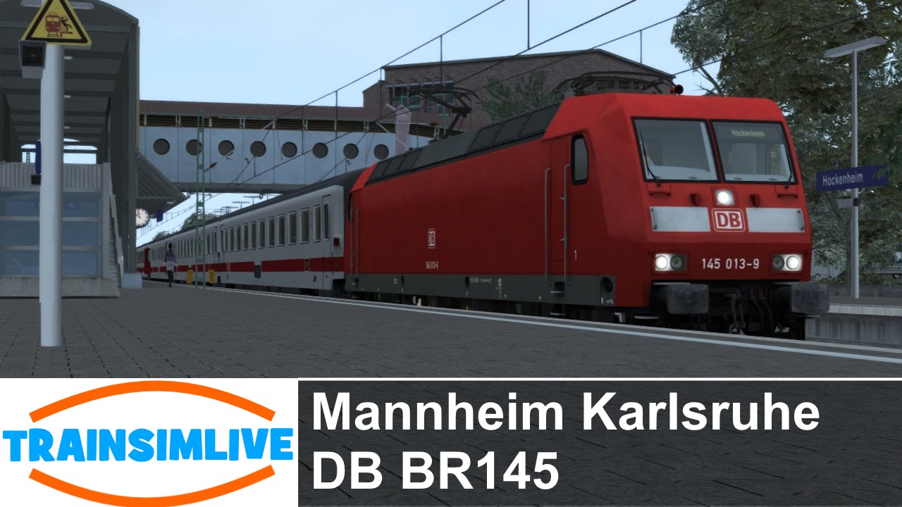 Train Simulator 2015 - Mannheim to Karlsruhe, BR145 #1