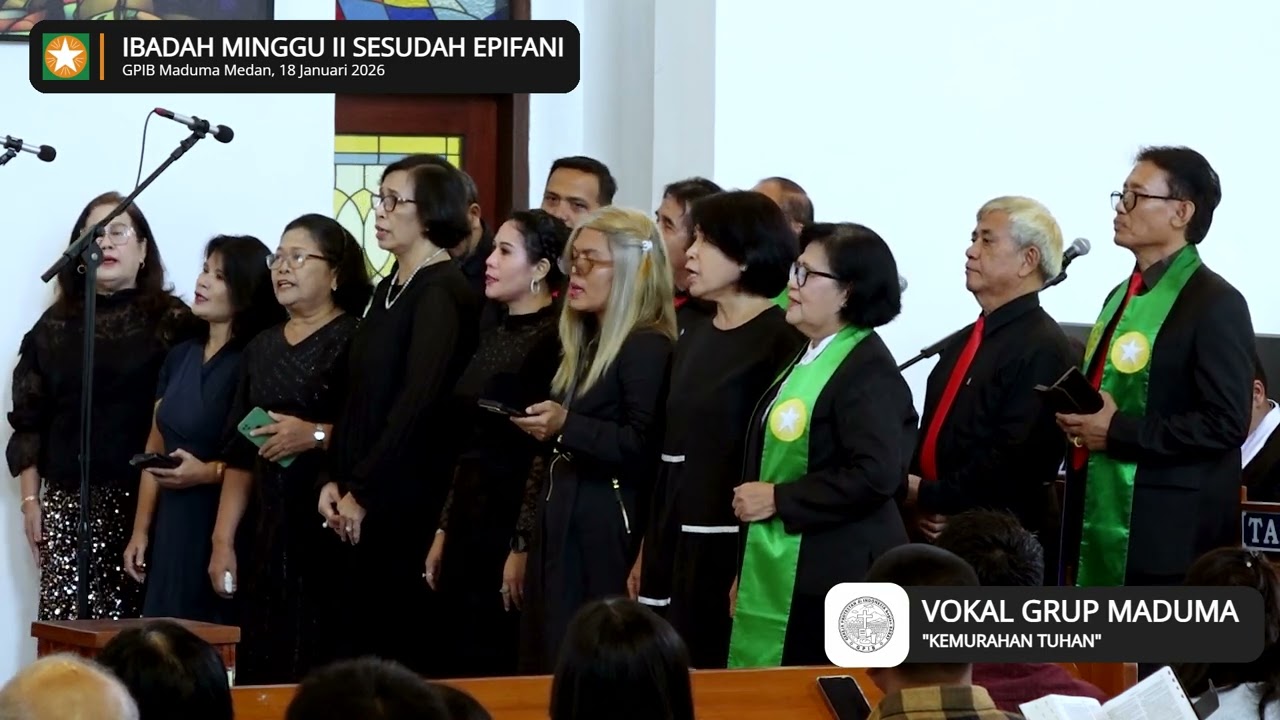 Persembahan Pujian Vokal Grup Maduma | Minggu, 18 Januari 2026