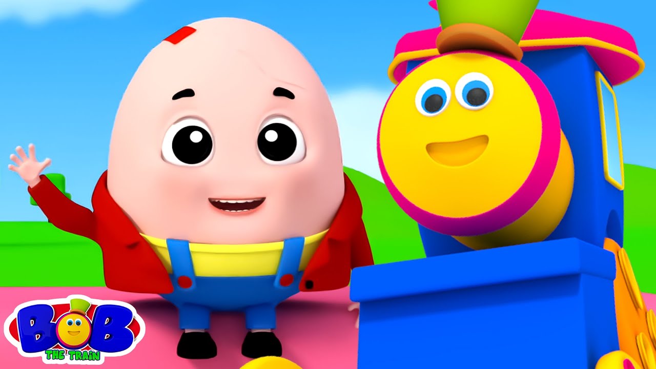 Humpty Dumpty Sat on Wall Rhyme & More Learning Baby Songs by Bob the Train