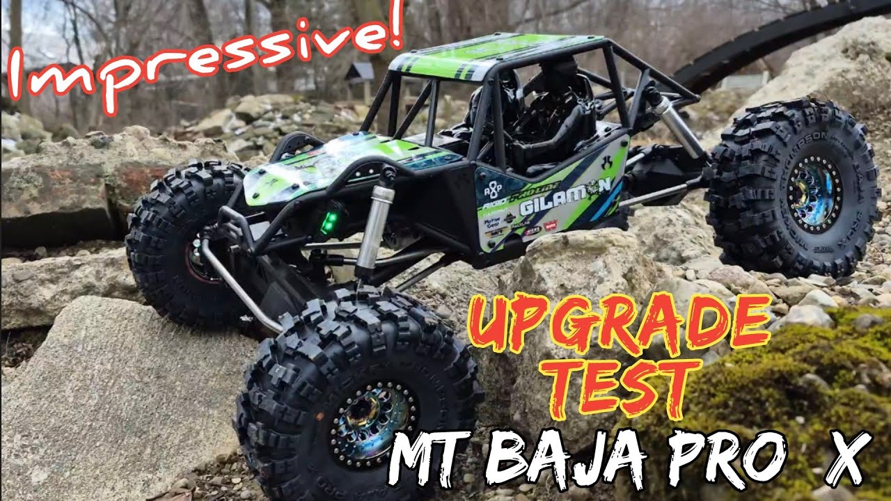 MT Baja pro x 2.2 tested on the impressive NEW AXIAL Gilamon axp8 at Crawler County