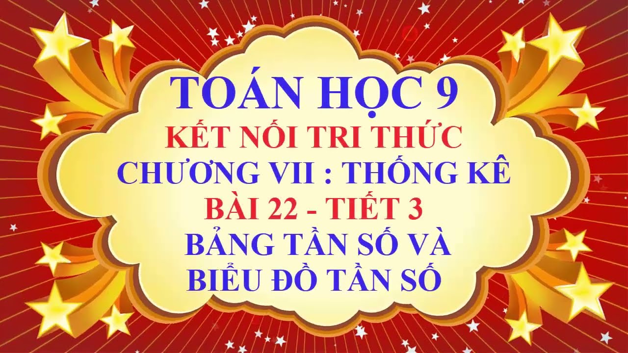 Toán học lớp 9 - Kết nối tri thức - Chương 7 - Bài 22 - Bảng tần số và biểu đồ tần số - Tiết 3