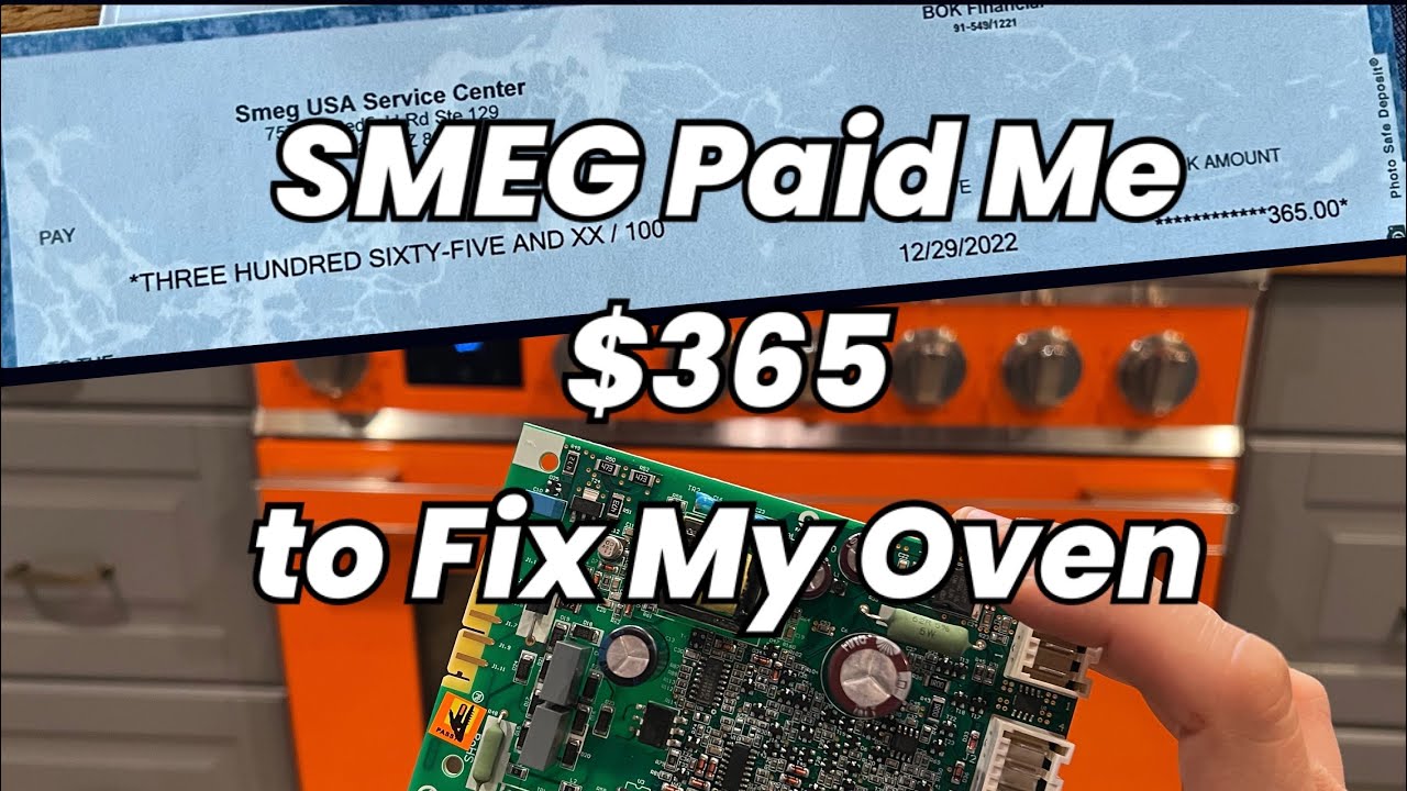 SMEG Portofino Gas Range Oven Not Working - Repair - Board Replacement - Gas Valve Won’t Open