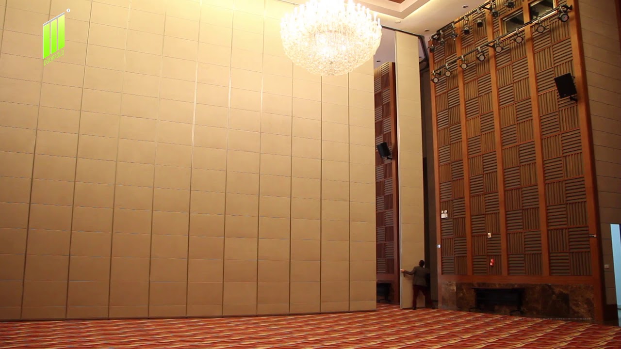 Doorfold Conference Movable Sliding Partition Wall Vertically Folding Operable Walls