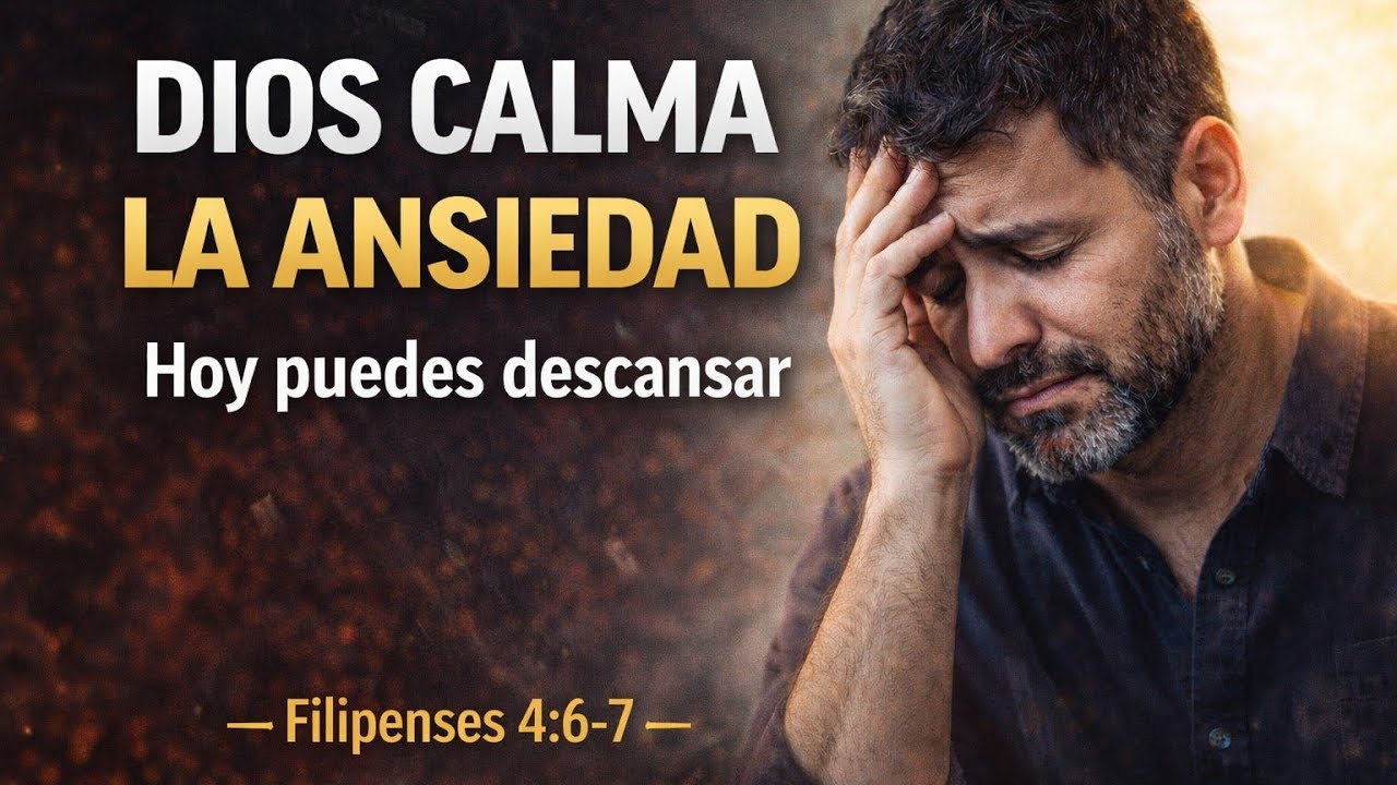 DIOS CALMA TU ANSIEDAD | Este mensaje traerá paz a tu mente | Devocional Poderoso 