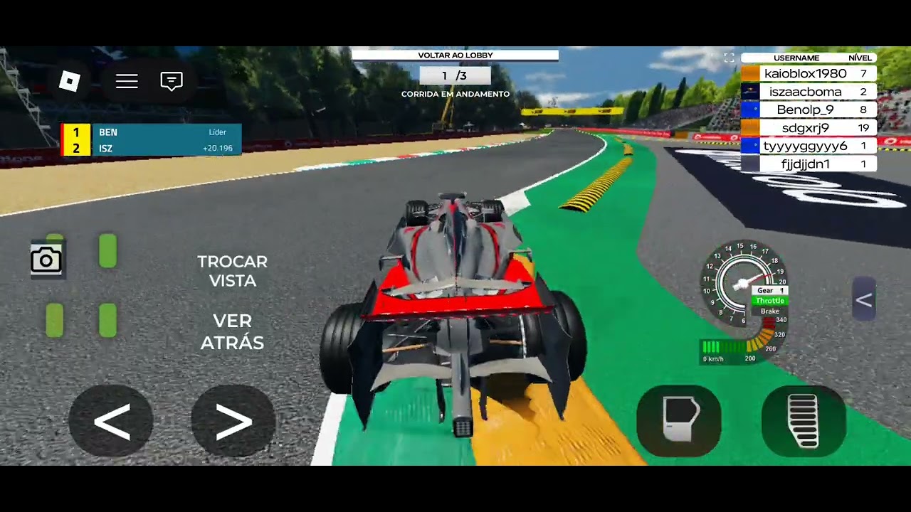 Fiz uma corrida em Monza Itália! *eu venci?