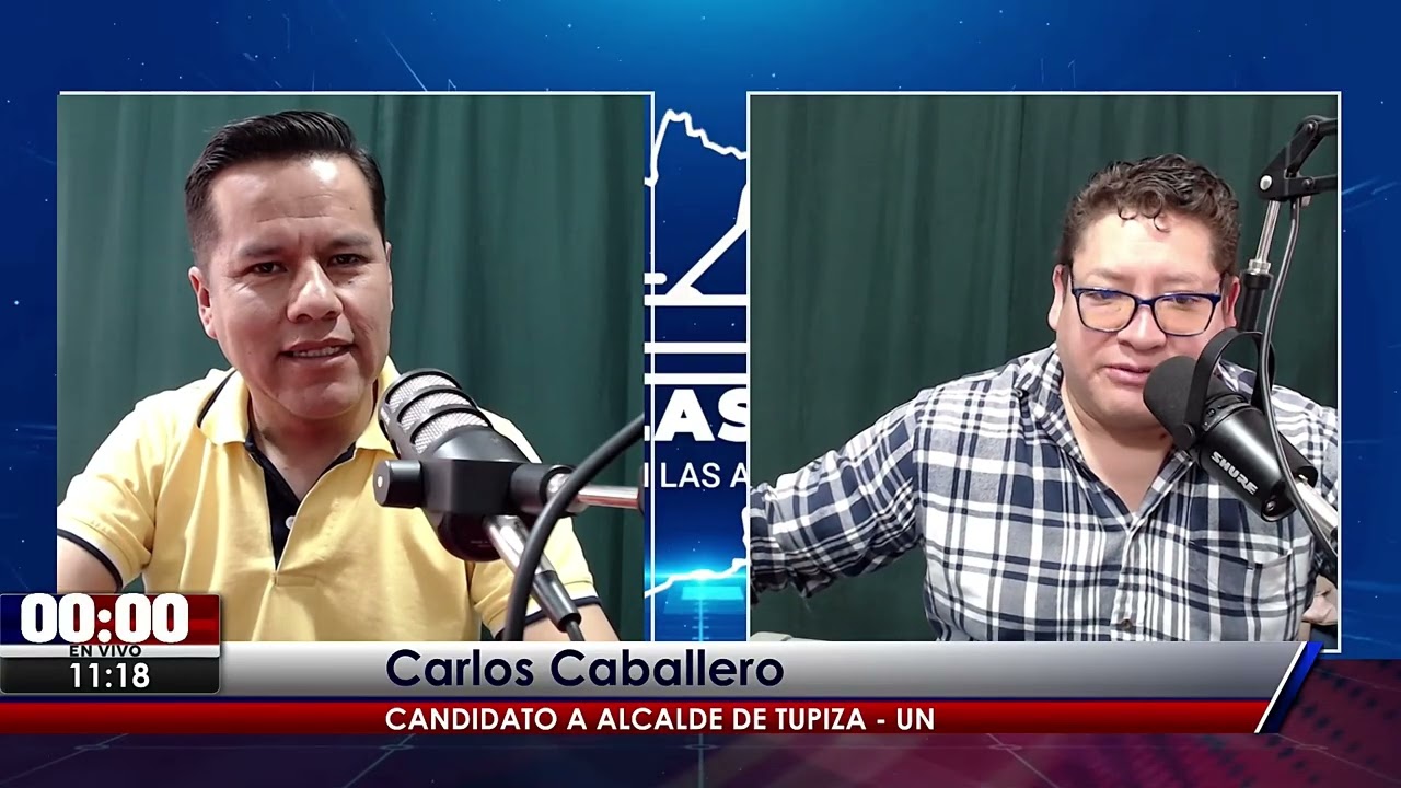 Candidato invitado Carlos Caballero, Candidato a Alcalde de Tupiza - Unidad Nacional (UN)