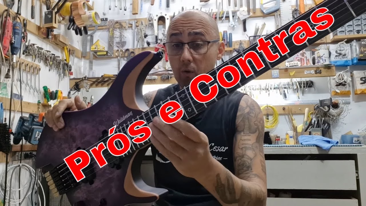 Guitarra Waldman Headless minha opinião