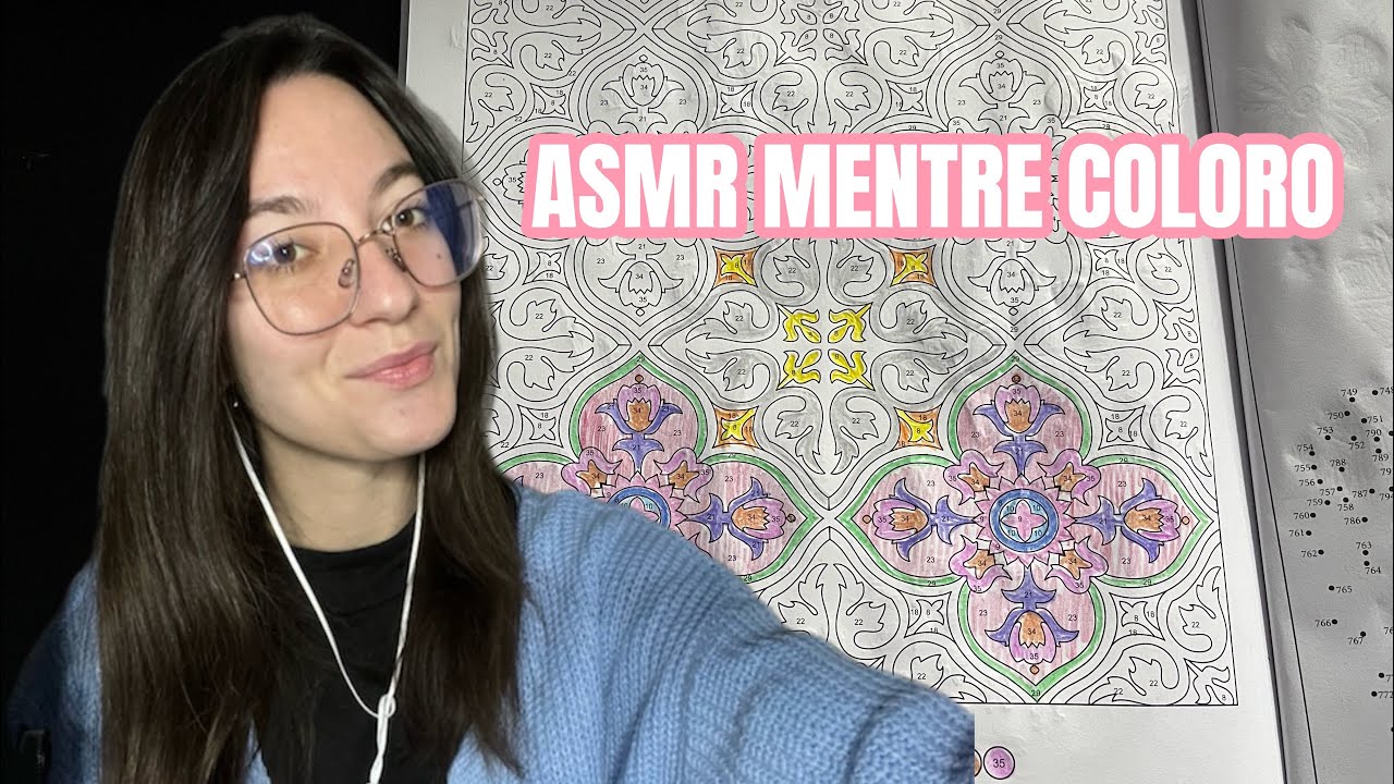 RILASSATI MENTRE IO COLORO | ASMR ITA