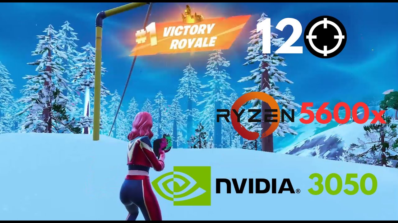 RTX 3050 Ryzen 5 5600x  Fortnite Performance Mode